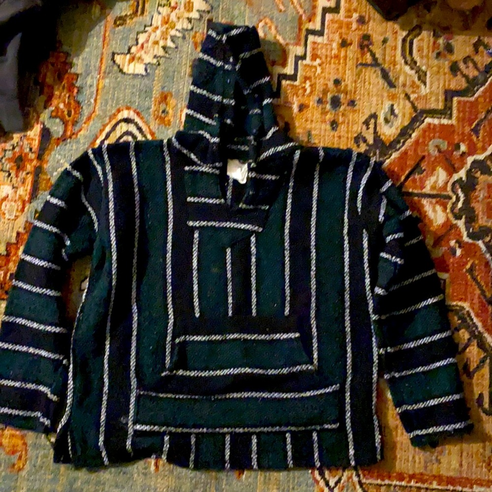 Baja “drug rug” sweater